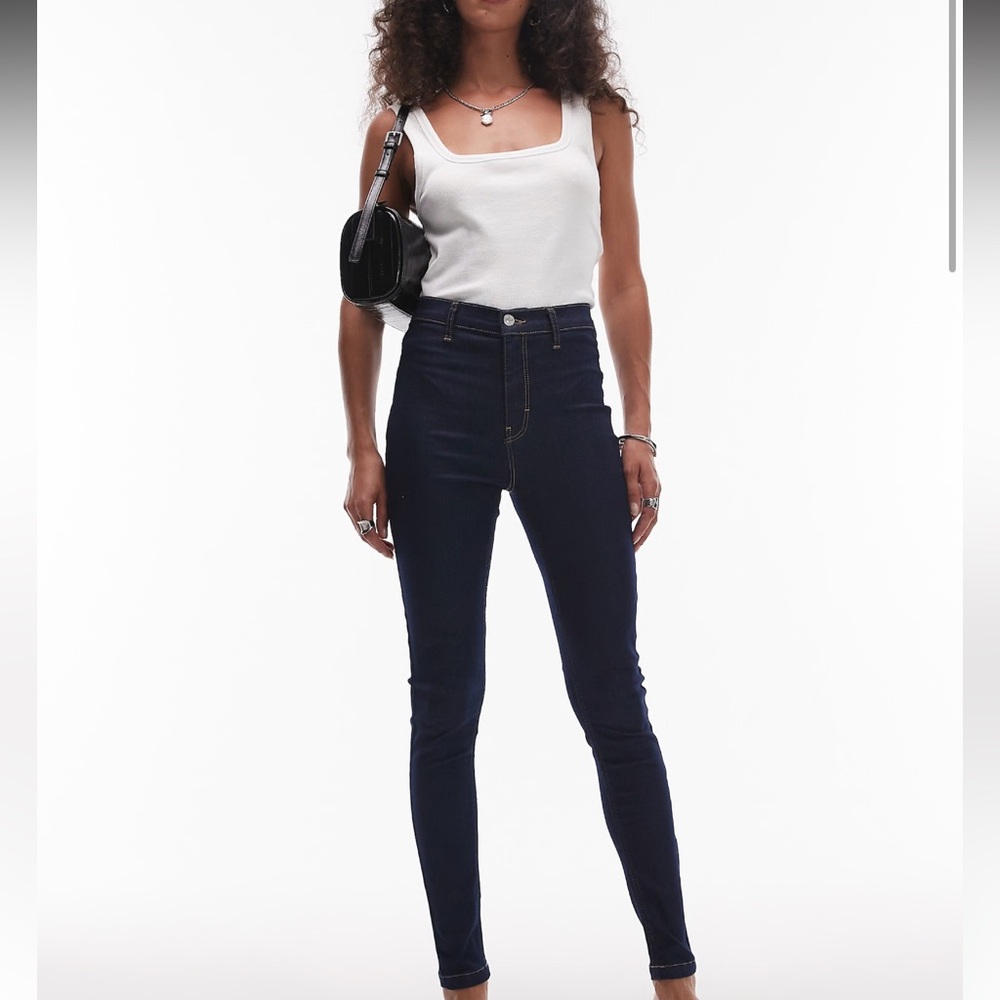 Topshop Indigo Joni Jeans